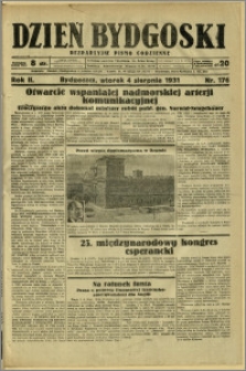 Dzień Bydgoski, 1931, R.2, nr 176