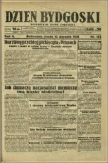 Dzień Bydgoski, 1931, R.2, nr 183