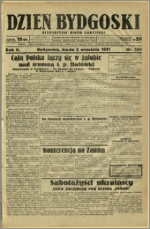 Dzień Bydgoski, 1931, R.2, nr 200