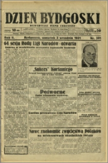 Dzień Bydgoski, 1931, R.2, nr 201
