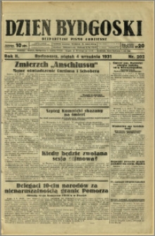 Dzień Bydgoski, 1931, R.2, nr 202