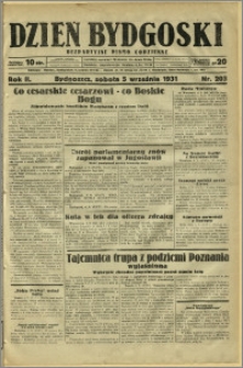 Dzień Bydgoski, 1931, R.2, nr 203