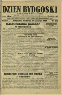 Dzień Bydgoski, 1931, R.2, nr 222