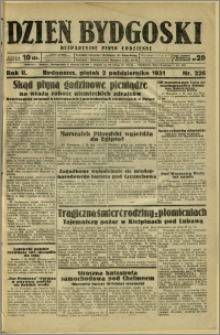 Dzień Bydgoski, 1931, R.2, nr 226