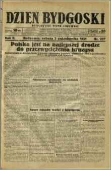 Dzień Bydgoski, 1931, R.2, nr 227