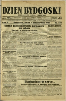 Dzień Bydgoski, 1931, R.2, nr 230