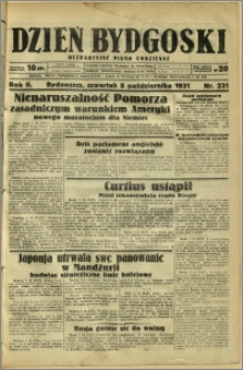 Dzień Bydgoski, 1931, R.2, nr 231