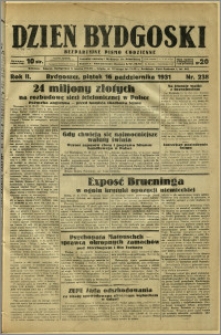Dzień Bydgoski, 1931, R.2, nr 238
