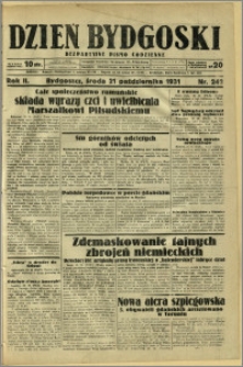 Dzień Bydgoski, 1931, R.2, nr 242