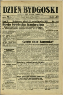 Dzień Bydgoski, 1931, R.2, nr 244