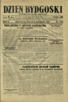 Dzień Bydgoski, 1931, R.2, nr 253
