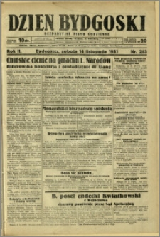 Dzień Bydgoski, 1931, R.2, nr 263