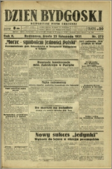 Dzień Bydgoski, 1931, R.2, nr 272