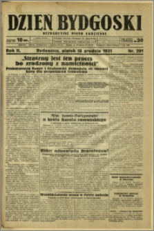 Dzień Bydgoski, 1931, R.2, nr 291