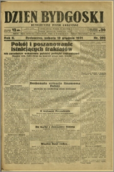Dzień Bydgoski, 1931, R.2, nr 292