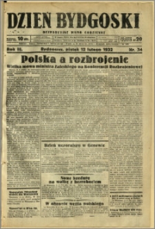 Dzień Bydgoski, 1932, R.3, nr 34