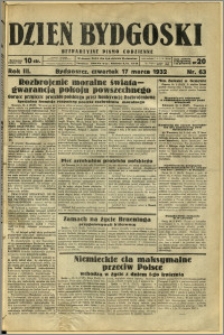 Dzień Bydgoski, 1932, R.3, nr 63