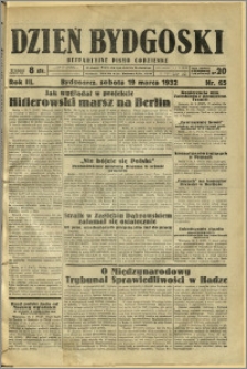 Dzień Bydgoski, 1932, R.3, nr 65