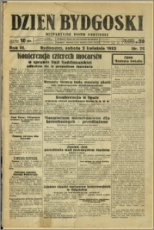 Dzień Bydgoski, 1932, R.3, nr 76