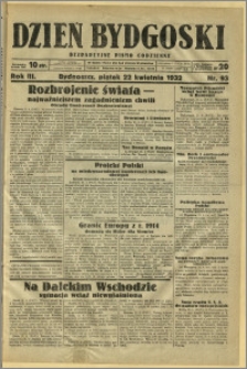 Dzień Bydgoski, 1932, R.3, nr 93