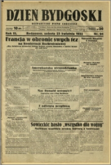 Dzień Bydgoski, 1932, R.3, nr 94