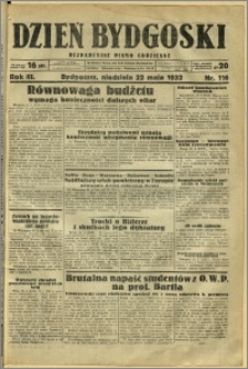 Dzień Bydgoski, 1932, R.3, nr 116
