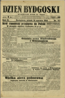 Dzień Bydgoski, 1932, R.3, nr 131