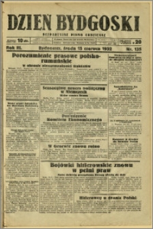 Dzień Bydgoski, 1932, R.3, nr 135