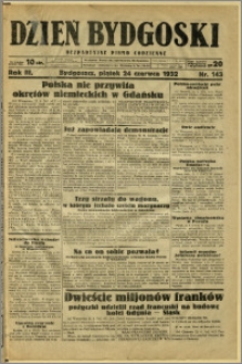 Dzień Bydgoski, 1932, R.3, nr 143
