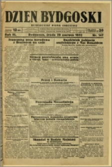 Dzień Bydgoski, 1932, R.3, nr 147