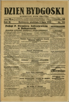 Dzień Bydgoski, 1933, R.4, nr 154