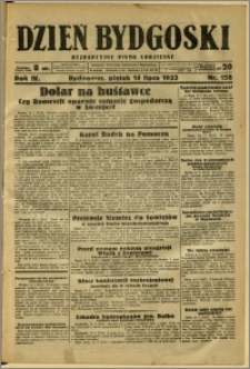 Dzień Bydgoski, 1933, R.4, nr 158