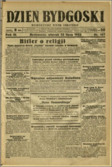 Dzień Bydgoski, 1933, R.4, nr 167