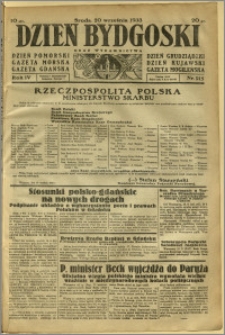 Dzień Bydgoski, 1933, R.4, nr 215