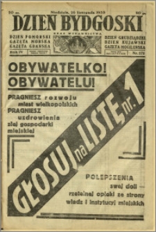 Dzień Bydgoski, 1933, R.4, nr 272