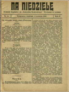 Na Niedzielę, 1909, R.2, nr 14