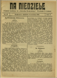 Na Niedzielę, 1909, R.2, nr 15
