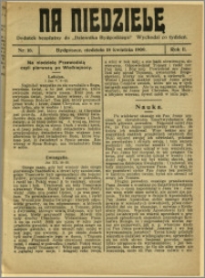 Na Niedzielę, 1909, R.2, nr 16