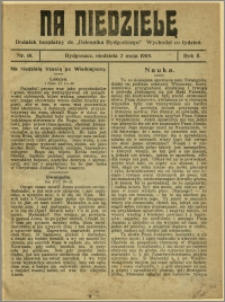 Na Niedzielę, 1909, R.2, nr 18