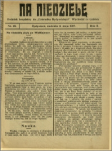 Na Niedzielę, 1909, R.2, nr 20
