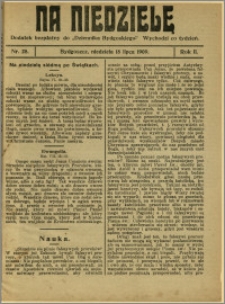 Na Niedzielę, 1909, R.2, nr 28