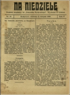 Na Niedzielę, 1909, R.2, nr 32