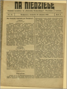 Na Niedzielę, 1909, R.2, nr 34