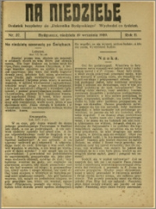 Na Niedzielę, 1909, R.2, nr 37