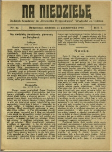 Na Niedzielę, 1909, R.2, nr 42