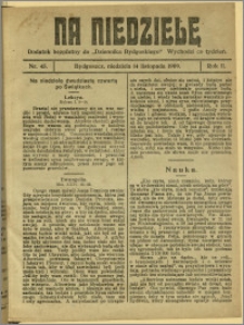 Na Niedzielę, 1909, R.2, nr 45