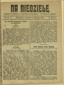 Na Niedzielę, 1909, R.2, nr 46