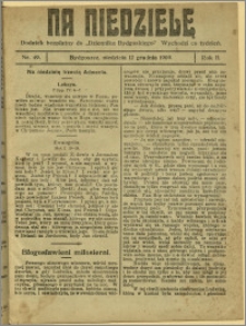 Na Niedzielę, 1909, R.2, nr 49