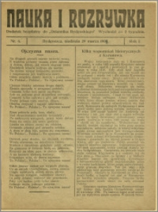 Nauka i Rozrywka, 1908, R.1, nr 6