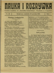 Nauka i Rozrywka, 1908, R.1, nr 25